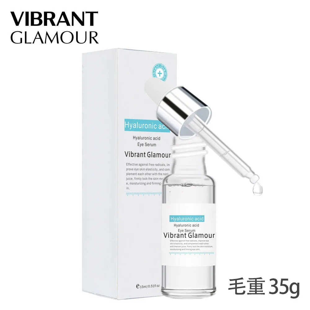 VIBRANT Hyaluronic Acid Eye Serum Reduces Dark Circles Moisturizes and Repairs Skin Elasticity Collagen Removes Eye Bags
VIBRANT Hyaluronic Acid Eye Serum Reduces Dark Circles Moisturizes and Repairs Skin Elasticity Collagen Removes Eye Bags