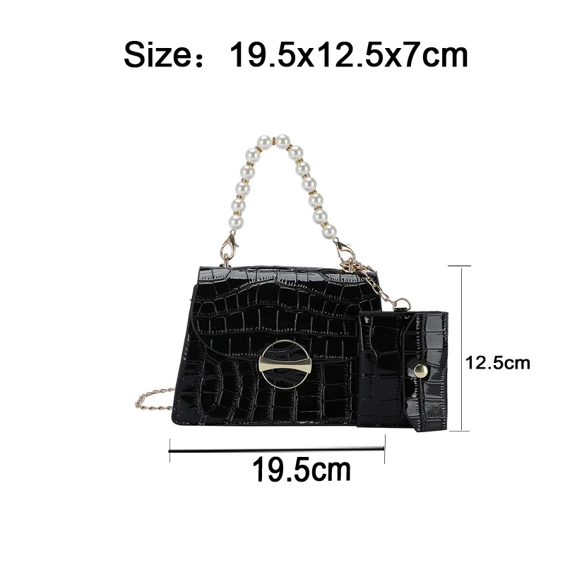 Pearl Crossbody Bags for Women PU Leather Handbags High Quality Messenger Bag Luxury Designer Shoulder Packs New Dropshipping
Pearl Crossbody Bags for Women PU Leather Handbags High Quality Messenger Bag Luxury Designer Shoulder Packs New Dropshipping