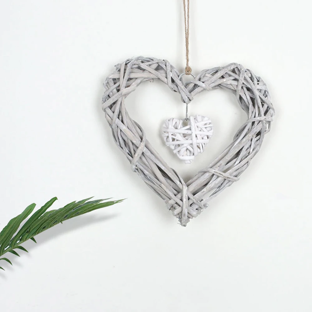 Hanging Heart Garlands Wicker Craft Vintage Heart Shaped Wall Hanging Garland, Products Artificial for Wedding, Birthday, Home
Hanging Heart Garlands Wicker Craft Vintage Heart Shaped Wall Hanging Garland, Products Artificial for Wedding, Birthday, Home