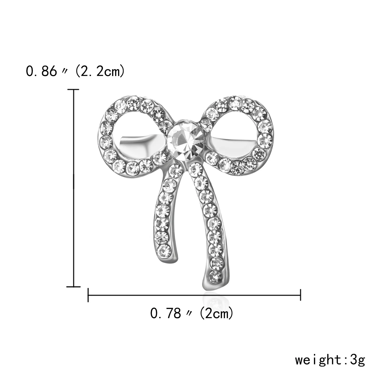 Shiny Rhinestone Bow Brooches for Women Hollow Silver Color Bowknot Brooch Pin Vintage Fashion Jewelry Clothing Accessories
Shiny Rhinestone Bow Brooches for Women Hollow Silver Color Bowknot Brooch Pin Vintage Fashion Jewelry Clothing Accessories