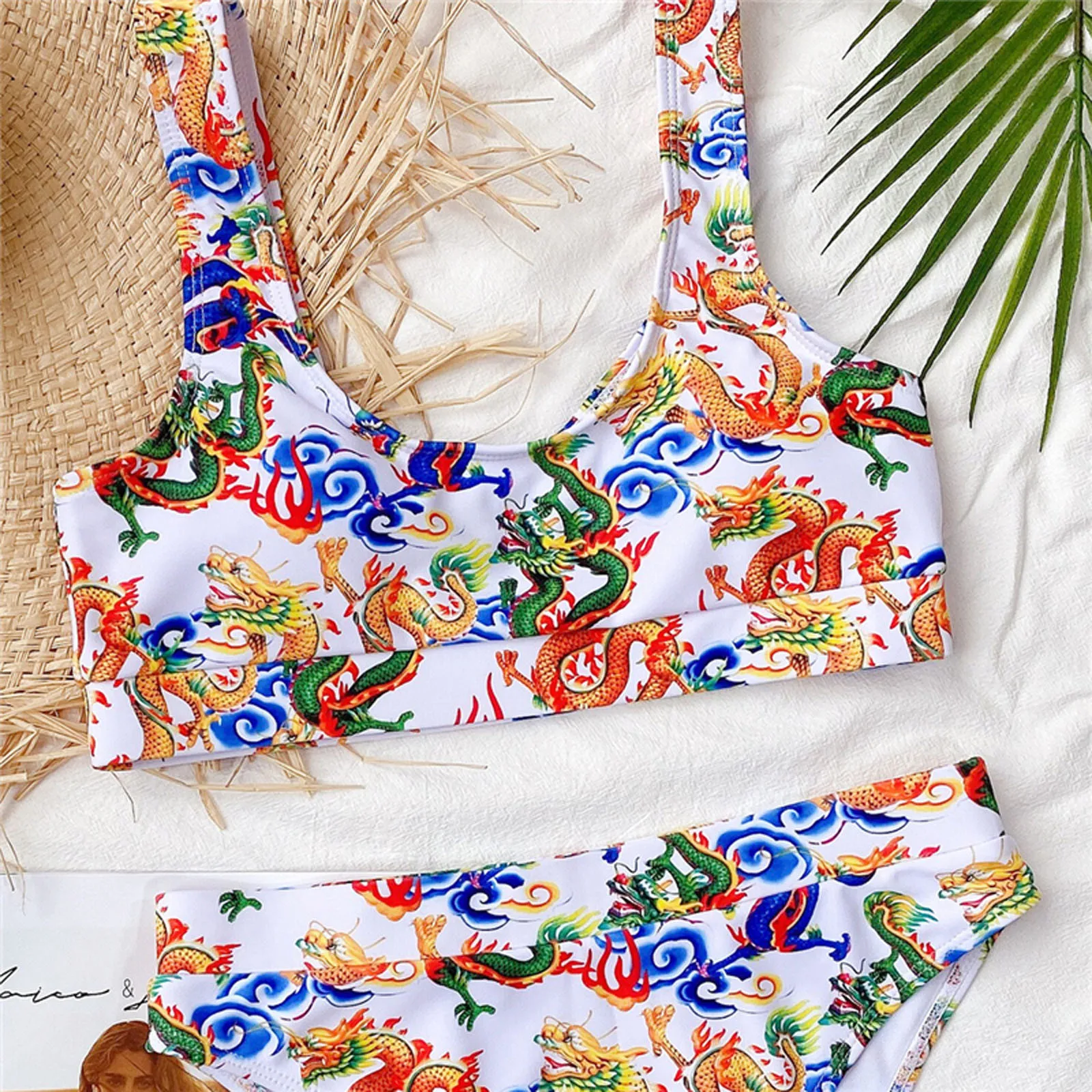 Two-Piece Dragon Folk-custom Printed Swimsuit Womens Sexy Bikini Push-Up Brazilian Swimwear Bikini Bathing Suit Bikini Beachwear
Two-Piece Dragon Folk-custom Printed Swimsuit Womens Sexy Bikini Push-Up Brazilian Swimwear Bikini Bathing Suit Bikini Beachwear