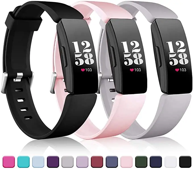 Ремешок для Fitbit inspire Band мягкий силиконовый браслет из ТПУ Для HR подходит