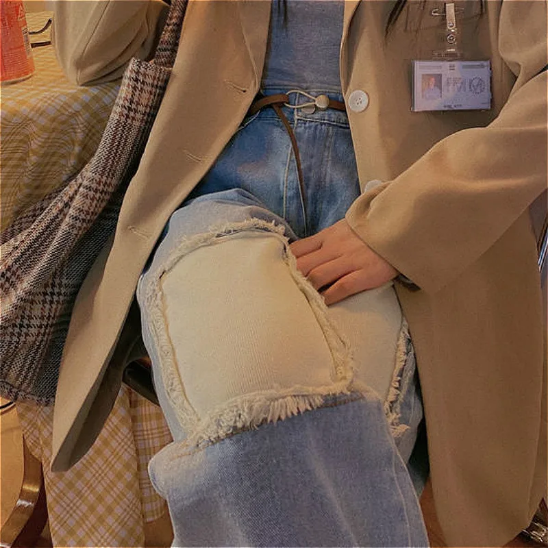 Jeans Women Spring Street 2XL BF All-match Popular Denim Chic Teens High Waist Patchwork Vintage Baggy Boyfriend College Trouser
Jeans Women Spring Street 2XL BF All-match Popular Denim Chic Teens High Waist Patchwork Vintage Baggy Boyfriend College Trouser