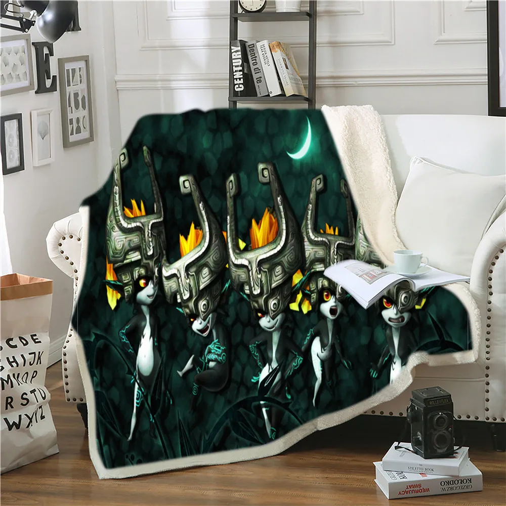 Fashionable cartoon blanket microfiber fabric 3D cold thickening printing bed blanket
Fashionable cartoon blanket microfiber fabric 3D cold thickening printing bed blanket