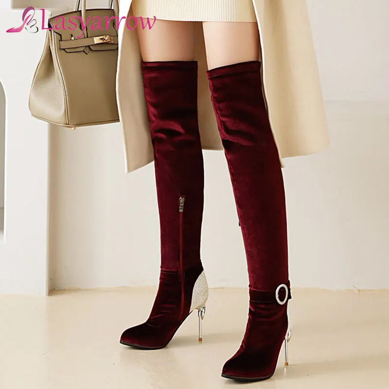 Lasyarrow Hot Sale 2020 Big Size 31-50 over-the-Knee Boots Woman Shoes High Heels Autumn Winter Zipper Long Boots Female
Lasyarrow Hot Sale 2020 Big Size 31-50 over-the-Knee Boots Woman Shoes High Heels Autumn Winter Zipper Long Boots Female