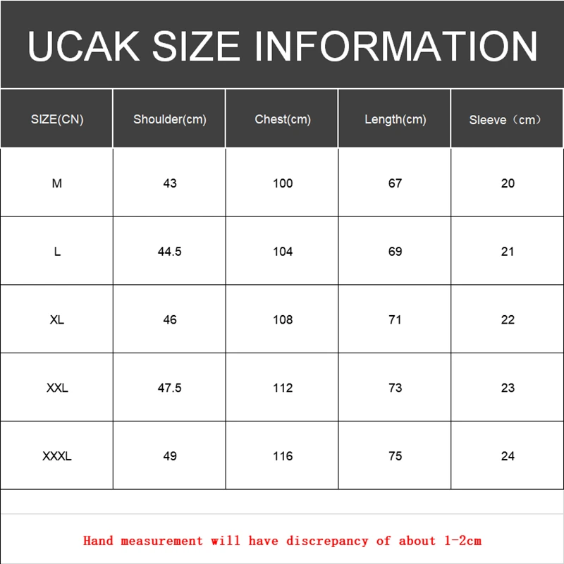 UCAK Brand Classic Solid Color Turn-Down Colar Pure Cotton T Shirt Men Clothes Summer NEW Streetwear Casual Tshirt Homme U5455
UCAK Brand Classic Solid Color Turn-Down Colar Pure Cotton T Shirt Men Clothes Summer NEW Streetwear Casual Tshirt Homme U5455