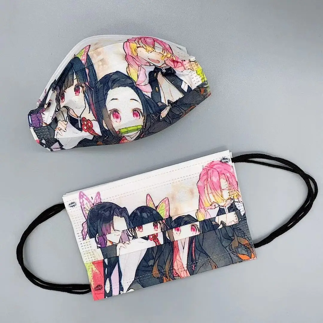 50PCs Demon Slayer Anime Face Mask Japan Popular Animation Adult Children Mascaras Cartoon Breathable Dustproof Filter Kids Mask
50PCs Demon Slayer Anime Face Mask Japan Popular Animation Adult Children Mascaras Cartoon Breathable Dustproof Filter Kids Mask