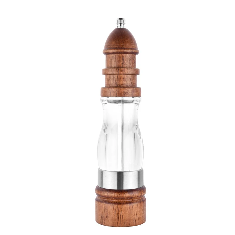 Wooden Salt and Pepper Grinder Set - Wood and Acrylic Mills, Adjustable coarseness ceramic grinder
Wooden Salt and Pepper Grinder Set - Wood and Acrylic Mills, Adjustable coarseness ceramic grinder