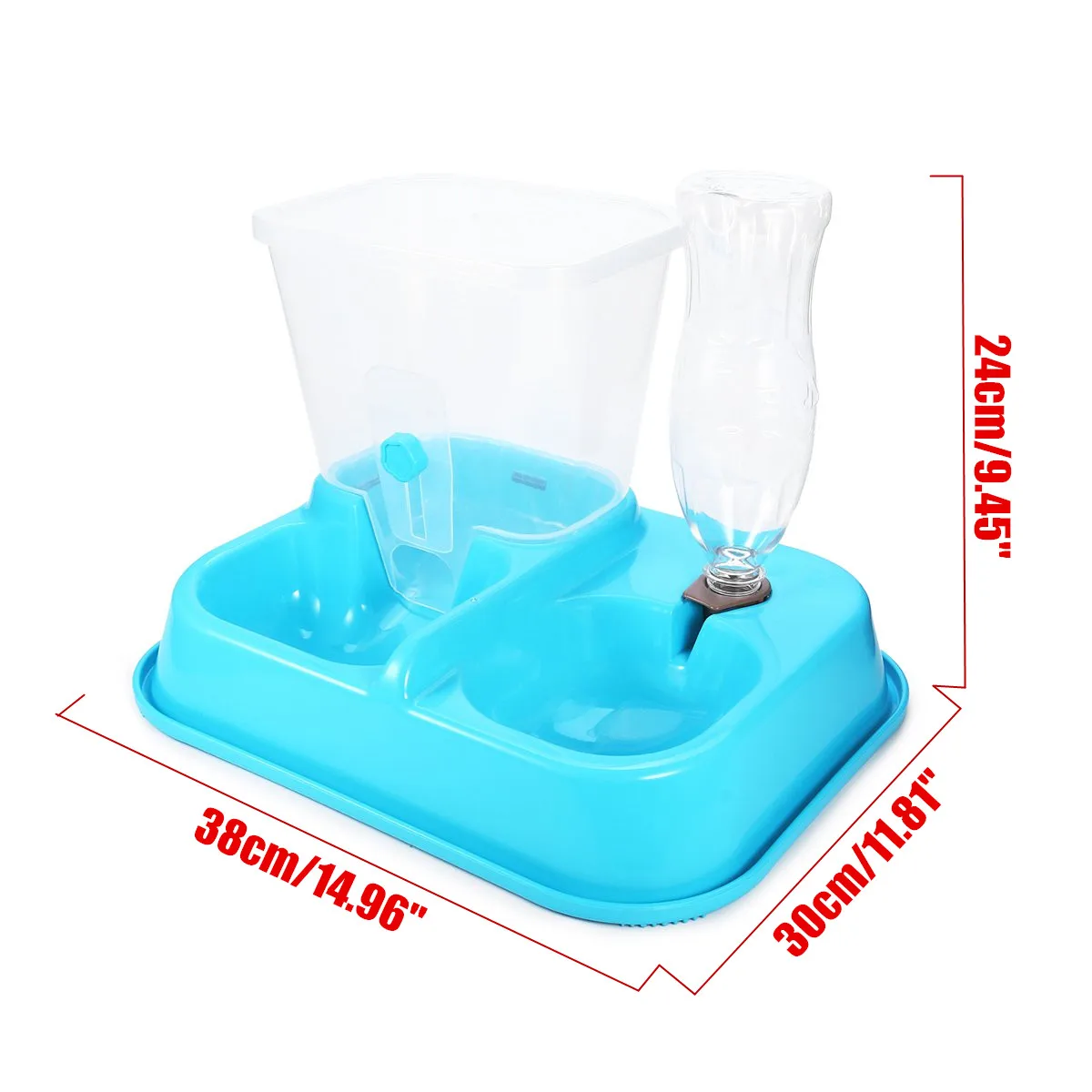 New Pet Dog Cat Food Feeder Water Drinker 2 in 1 Automatic Dog Feeder Station Bowl 4 Colors Plastic Dish Food Beverage Dispenser
New Pet Dog Cat Food Feeder Water Drinker 2 in 1 Automatic Dog Feeder Station Bowl 4 Colors Plastic Dish Food Beverage Dispenser