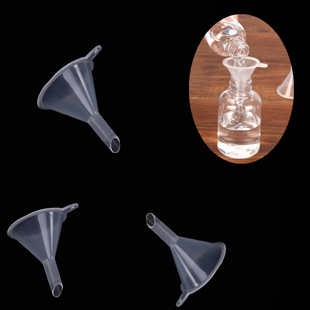 30pcs/bag Mini Small Plastic Funnels Fit For Perfume Liquid Oil Filling JCX1017mpty Bottle Packing Tools
30pcs/bag Mini Small Plastic Funnels Fit For Perfume Liquid Oil Filling JCX1017mpty Bottle Packing Tools