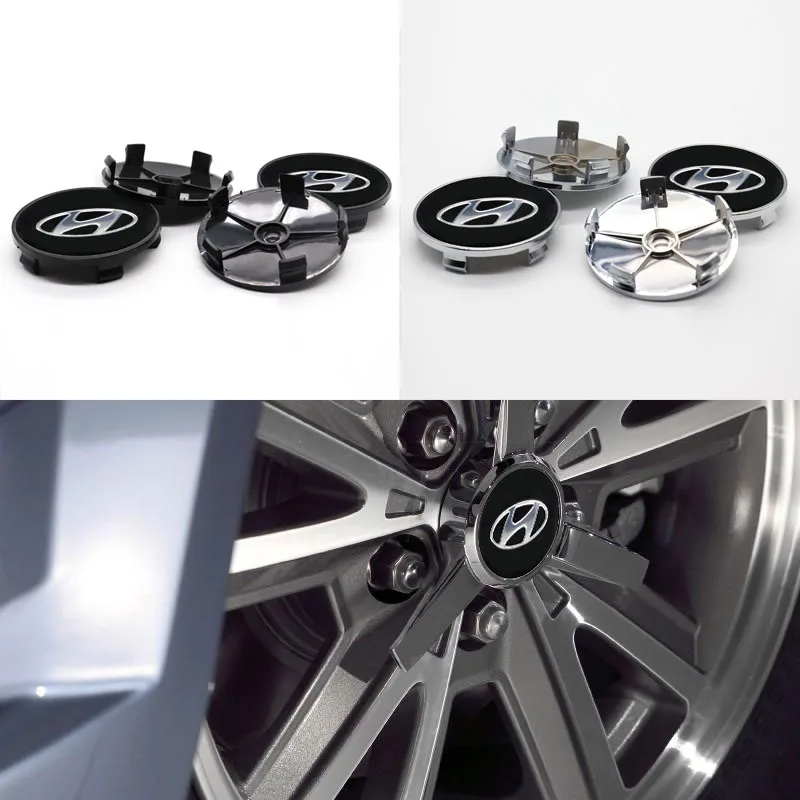 Car parts 4pcs 60mm wheel hub cover center wheel sticker car logo, suitable for HYUNDAI- personalized modification parts 
Car parts 4pcs 60mm wheel hub cover center wheel sticker car logo, suitable for HYUNDAI- personalized modification parts