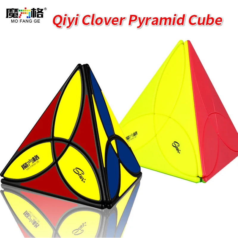 

QiYi Mofangge Clover Pyramid Speed Magic-Cube Professional Irregularly Puzzle Cubes Educational Gift Cubo Magico