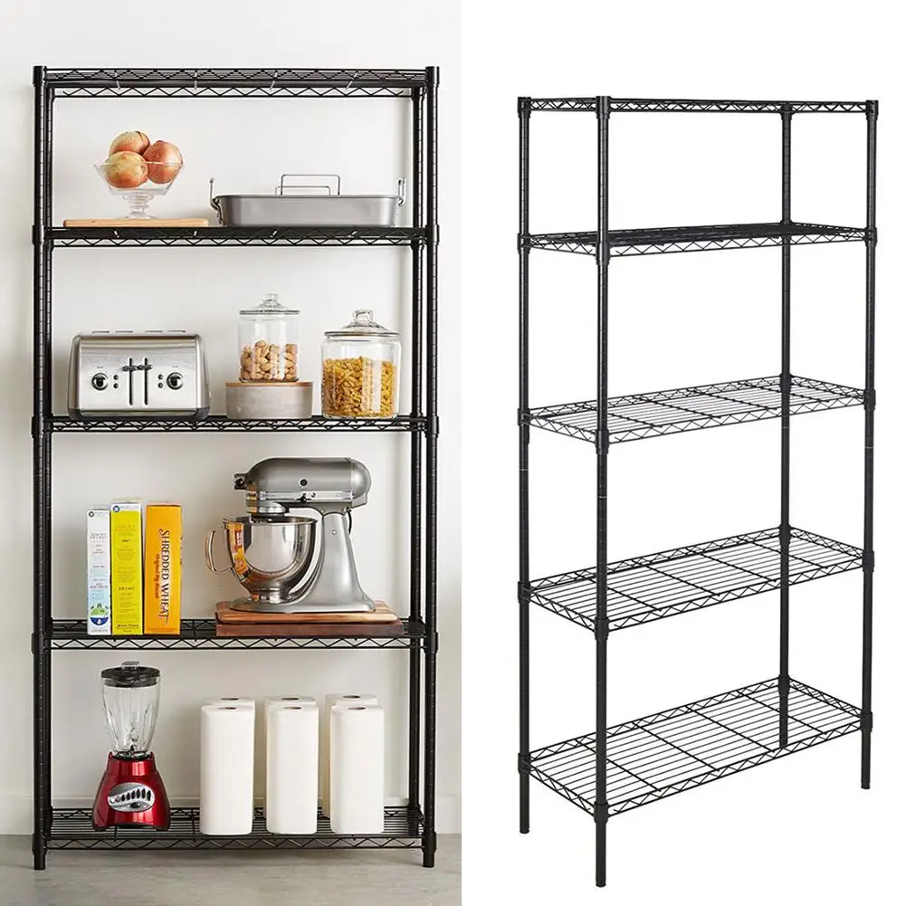 5-Layers Metal Storage Rack Kitchen Home Holder Organizer Bathroom Tools Metal Rolling Trolley Cart Basket Stand Wheels
5-Layers Metal Storage Rack Kitchen Home Holder Organizer Bathroom Tools Metal Rolling Trolley Cart Basket Stand Wheels