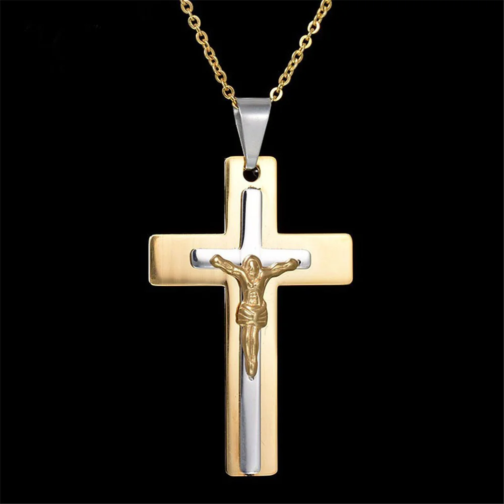 DarkMag New Cross Stainless Steel Jesus Titanium Steel Men's Pendant Necklace Accessories Wholesale
DarkMag New Cross Stainless Steel Jesus Titanium Steel Men's Pendant Necklace Accessories Wholesale