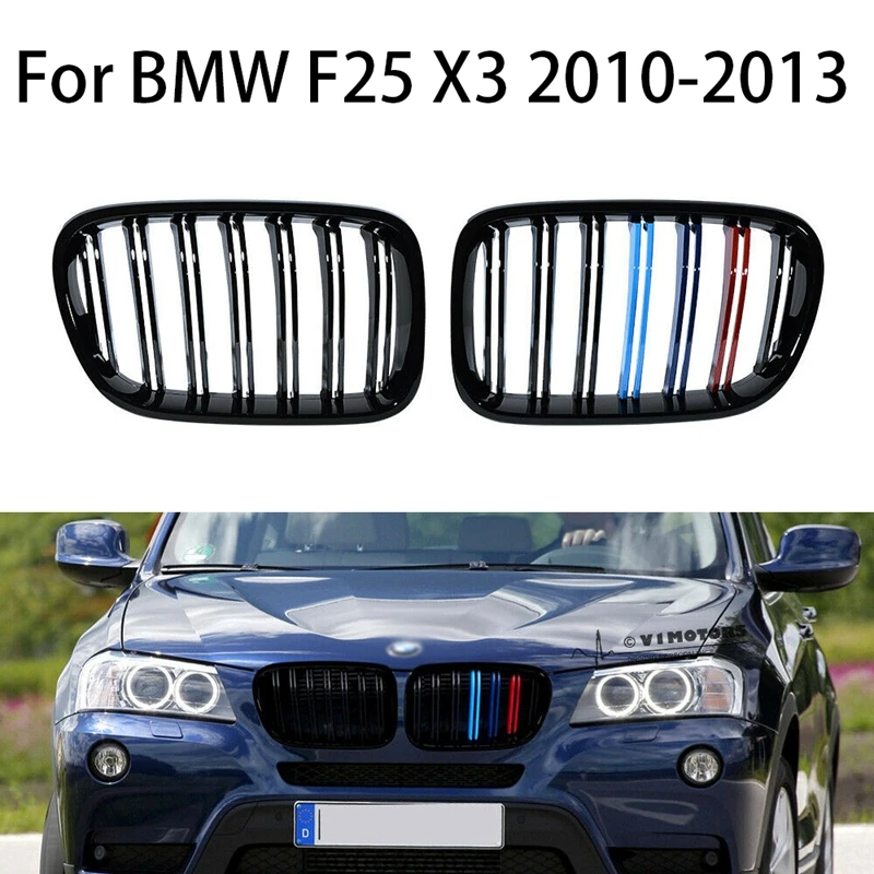 For BMW F25 X3 2010-2013 Gloss/Matte Black M Color Front Kidney Grille Hood Front Bumper Radiator Grill Car Styling
For BMW F25 X3 2010-2013 Gloss/Matte Black M Color Front Kidney Grille Hood Front Bumper Radiator Grill Car Styling