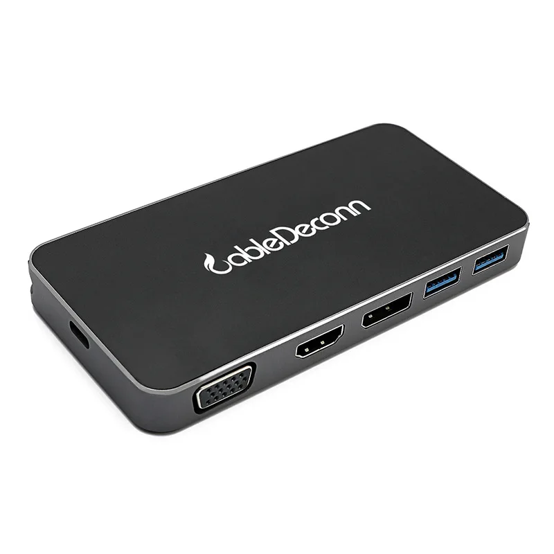 USB Type C Hub Type-C To HDMI 4K VGA Adapter USB3.0 Splitter Lan Ethernet USB-C 3.0 PD 5 in 1 for MacBook Pro /Air
USB Type C Hub Type-C To HDMI 4K VGA Adapter USB3.0 Splitter Lan Ethernet USB-C 3.0 PD 5 in 1 for MacBook Pro /Air