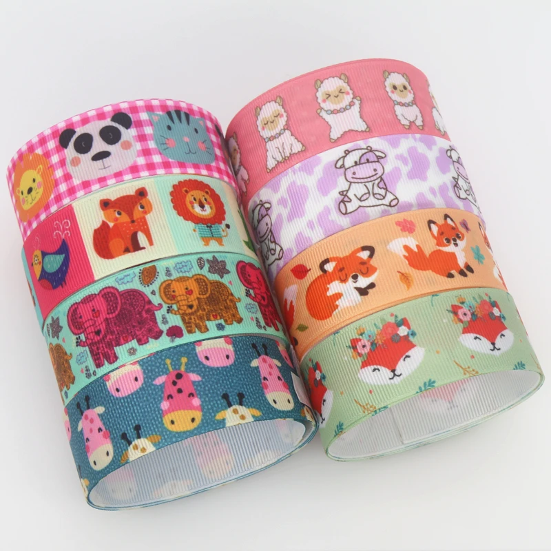 DUWES 50yards fox Animals Cow Printed Grosgrain Ribbon Accessory Hairbow Headwear Decoration DIY Wholesale OEM D1422
DUWES 50yards fox Animals Cow Printed Grosgrain Ribbon Accessory Hairbow Headwear Decoration DIY Wholesale OEM D1422