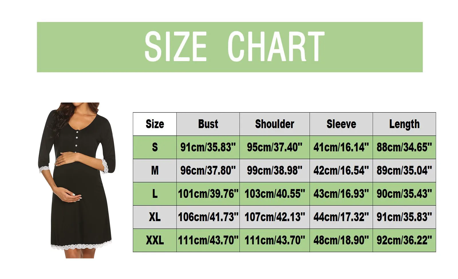 Women Nursing Dress Halfsleeve Lace Patchwork Dress For Daily Wearing Or Baby Shower Robe Femme Maternity Breastfeeding Clothes
Women Nursing Dress Halfsleeve Lace Patchwork Dress For Daily Wearing Or Baby Shower Robe Femme Maternity Breastfeeding Clothes