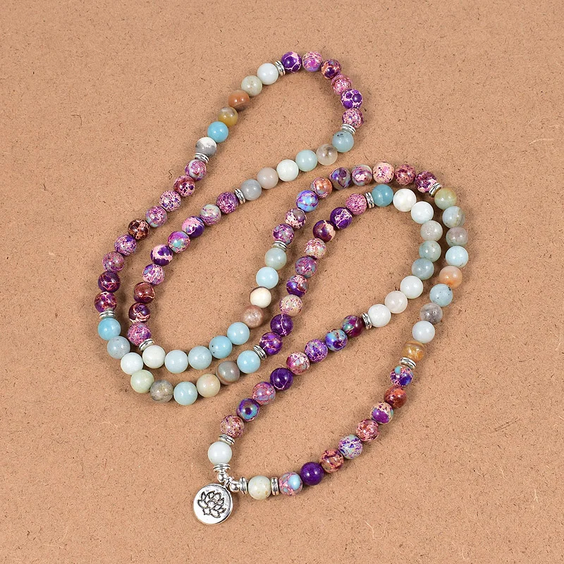 Outstanding New Natural Stones Japers Amazonite 108 Mala Wrap Bracelet Women's Accessories Spiritual healing Jewelry Dropshippin
Outstanding New Natural Stones Japers Amazonite 108 Mala Wrap Bracelet Women's Accessories Spiritual healing Jewelry Dropshippin