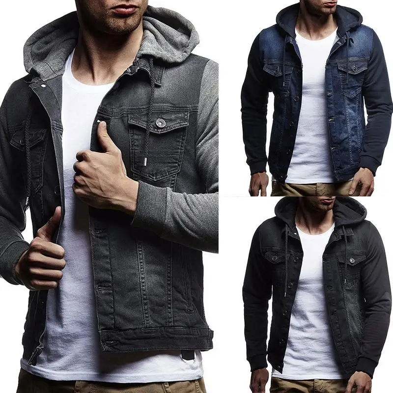 2019 New Jeans Jackets Men Hooded Autumn Denim Coat For Male Fashion Street Style Classic Solid Clothes Korean Style Clothing
2019 New Jeans Jackets Men Hooded Autumn Denim Coat For Male Fashion Street Style Classic Solid Clothes Korean Style Clothing