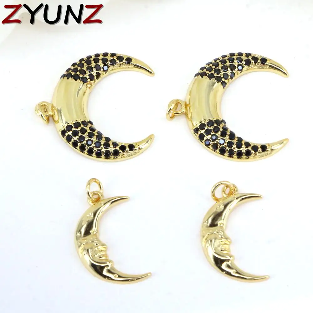 10PCS, Punk Metal Copper Crescent Moon Gold-Color Charms Pendants For Jewelry Making Bijoux Femme Accessory Wholesale Supplies
10PCS, Punk Metal Copper Crescent Moon Gold-Color Charms Pendants For Jewelry Making Bijoux Femme Accessory Wholesale Supplies