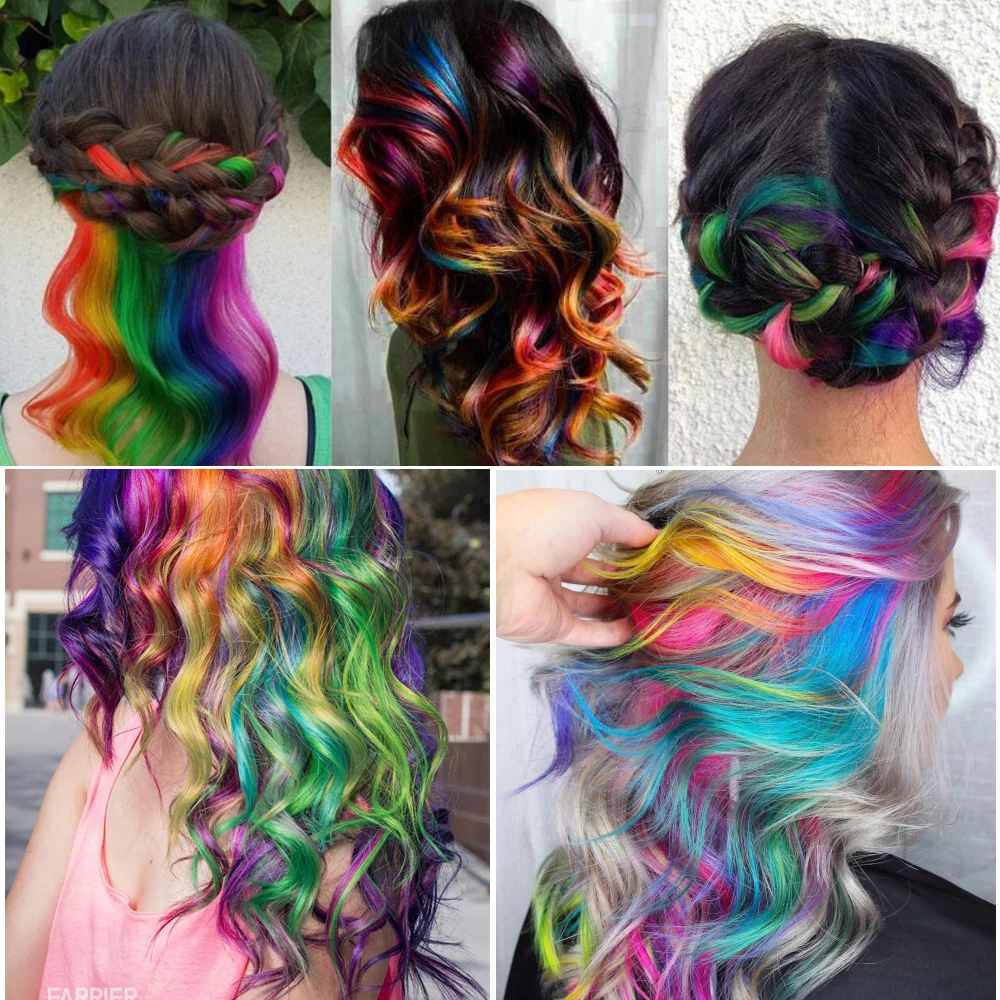 8Pcs/Set Colorful Hair Dye Disposable Washable Purple Red Blue Pink Yellow Green Silver Cosplay Fancy Dress Hair Coloring Comb
8Pcs/Set Colorful Hair Dye Disposable Washable Purple Red Blue Pink Yellow Green Silver Cosplay Fancy Dress Hair Coloring Comb