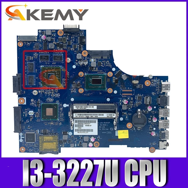 Original Laptop motherboard For DELL Inspiron 15R 3521 5521 I3-3227U Mainboard CN-0K9PG1 0K9PG1 VAW01 LA-9101P SR0XF 216-0842000
Original Laptop motherboard For DELL Inspiron 15R 3521 5521 I3-3227U Mainboard CN-0K9PG1 0K9PG1 VAW01 LA-9101P SR0XF 216-0842000