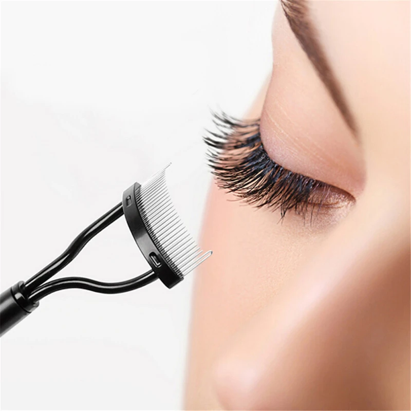 1pc Eyelashes Comb Women Eyelash Comb Lash Separator Lift Curl Stainless Steel Brush Makeup Tool 
1pc Eyelashes Comb Women Eyelash Comb Lash Separator Lift Curl Stainless Steel Brush Makeup Tool