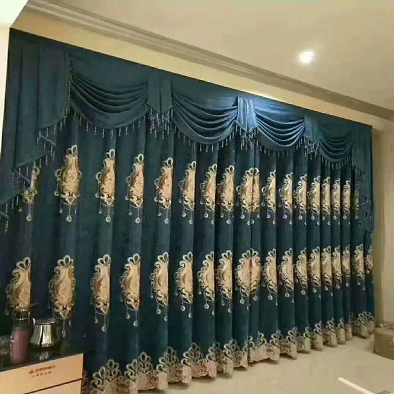 1pcs New European Luxury High-end Punch Curtains Bedroom Living Room Bay Window Balcony Shading Rental House Shade Cloth F8476
1pcs New European Luxury High-end Punch Curtains Bedroom Living Room Bay Window Balcony Shading Rental House Shade Cloth F8476