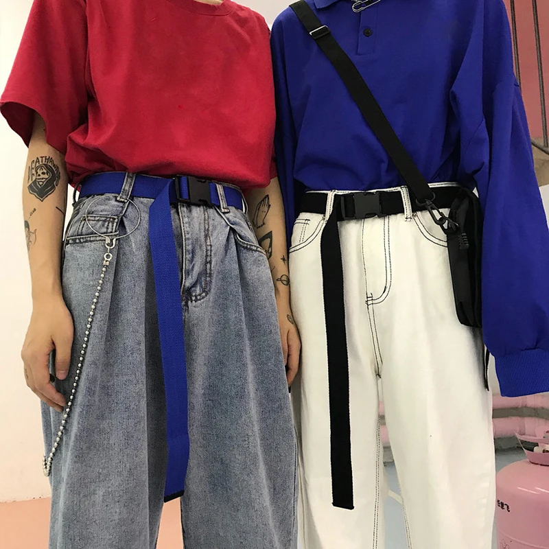 Adults Adjustable All-Match Belt Unisex Korean Style Canvas Belts Vintage Plastic Buckle Elastic Solid Color Long Waistband
Adults Adjustable All-Match Belt Unisex Korean Style Canvas Belts Vintage Plastic Buckle Elastic Solid Color Long Waistband