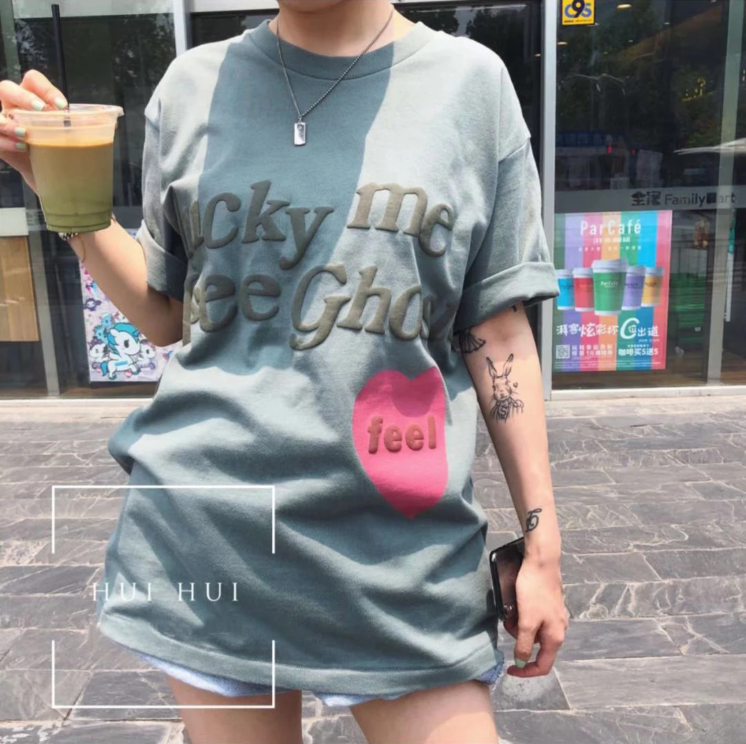 Kanye West Kids See Ghosts Tshirt Hip Hop Summer Men Streetwear T-shirt Short Sleeve Lucky Me Tshirts Tees for Women Men 2020
Kanye West Kids See Ghosts Tshirt Hip Hop Summer Men Streetwear T-shirt Short Sleeve Lucky Me Tshirts Tees for Women Men 2020