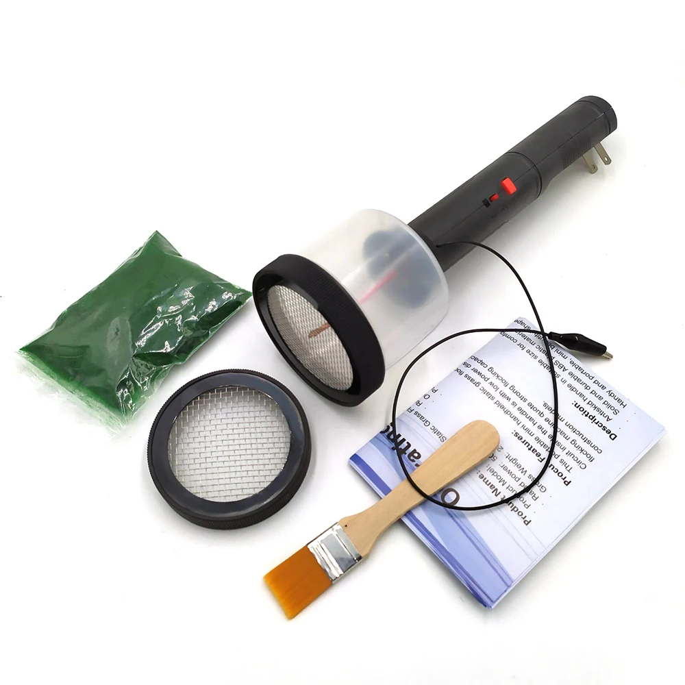 SL009 ABS Mini Static Grass Flocking Applicator with Humanized Handle For DIY Scenic Modelling Sand Table Flocking Is Powerful
SL009 ABS Mini Static Grass Flocking Applicator with Humanized Handle For DIY Scenic Modelling Sand Table Flocking Is Powerful