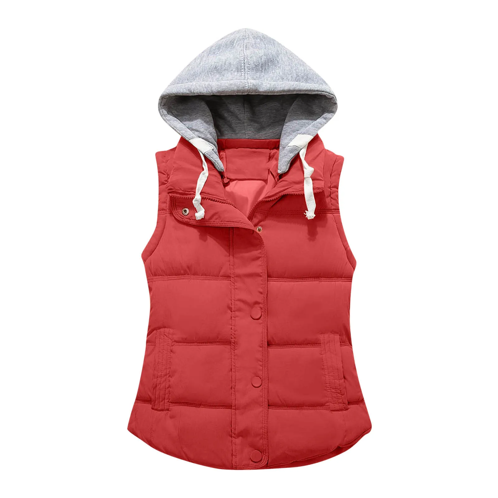 Winter Clothes Women's Sleeveless Jacket Ladies Fashion Pure Color Zipper Cotton Waistcoat Waistcoat Short Warm Vest Jacket
Winter Clothes Women's Sleeveless Jacket Ladies Fashion Pure Color Zipper Cotton Waistcoat Waistcoat Short Warm Vest Jacket