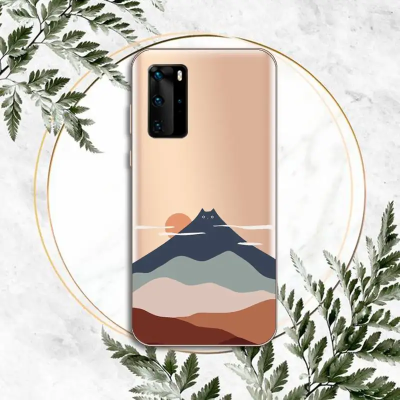 Creative cat mountain Phone Case Transparent for huawei honor P 40 30 20 lite Pro 10 i 8 9 x p smart 2019
Creative cat mountain Phone Case Transparent for huawei honor P 40 30 20 lite Pro 10 i 8 9 x p smart 2019