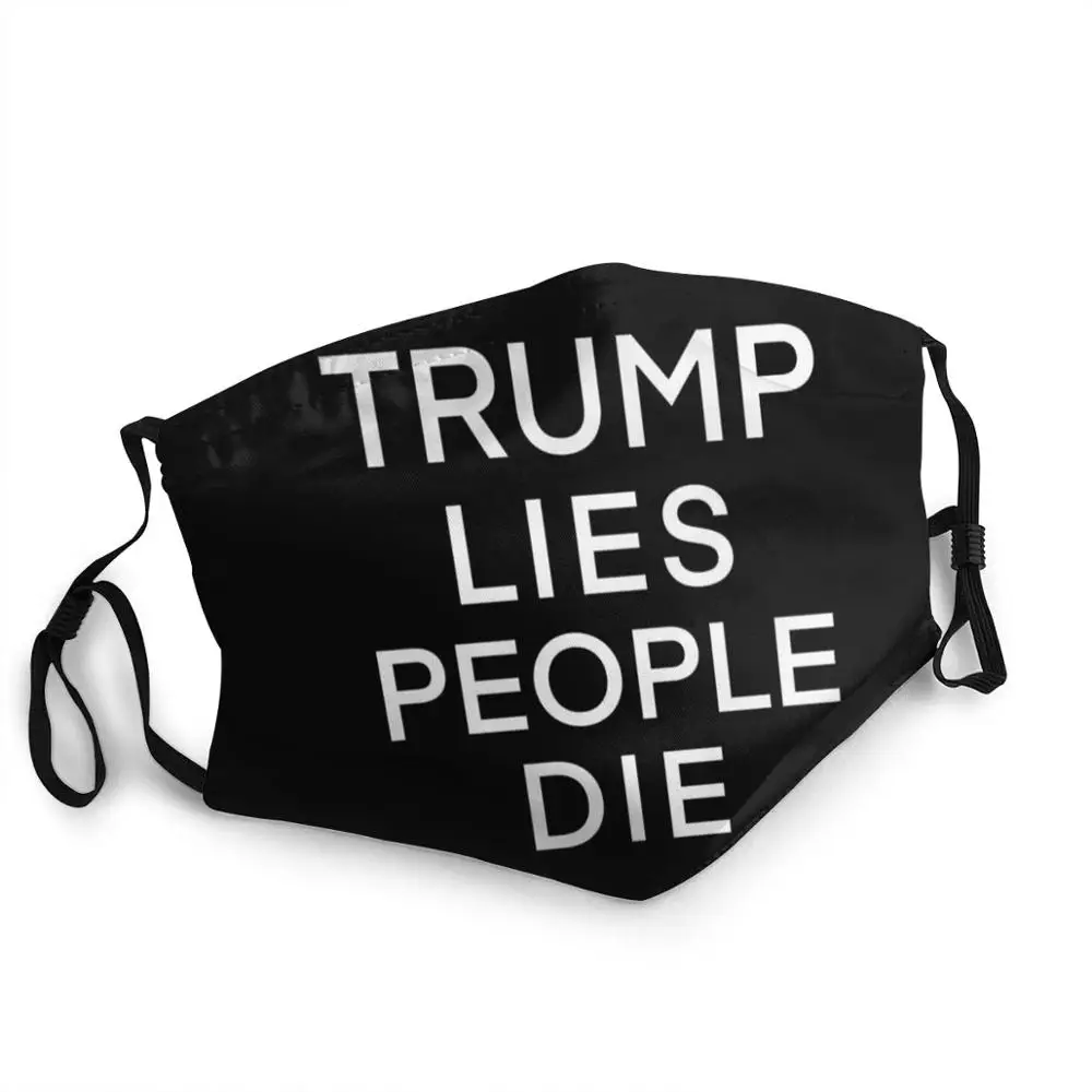 Trump Lies People Die DIY mondmasker harry face mask washable mouth mask cotton mask pm2.5 funny pattem print grimace ghost
Trump Lies People Die DIY mondmasker harry face mask washable mouth mask cotton mask pm2.5 funny pattem print grimace ghost
