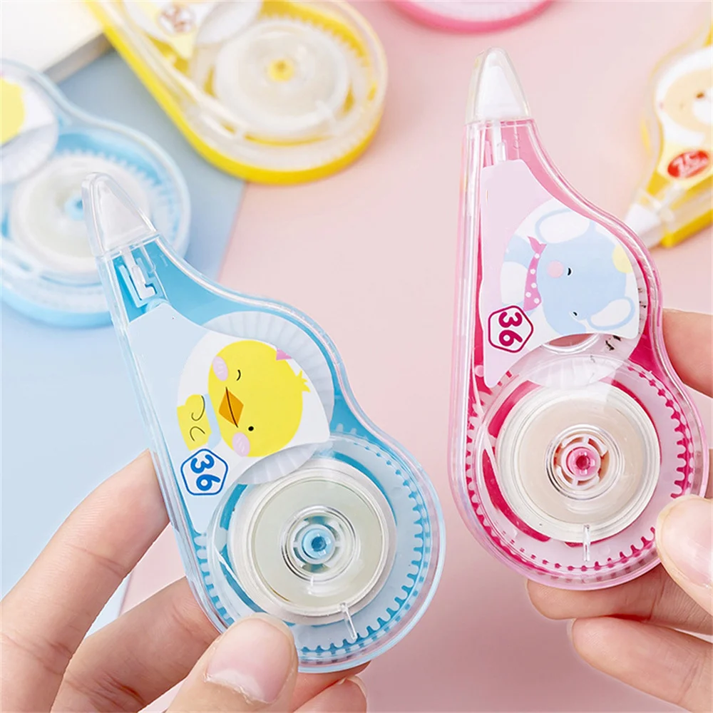 2pcs Cartoon Animal Pattern Correction Tape Student Writing Correction Supplies Kawaii Stationery School Supply Gift For Kids
2pcs Cartoon Animal Pattern Correction Tape Student Writing Correction Supplies Kawaii Stationery School Supply Gift For Kids