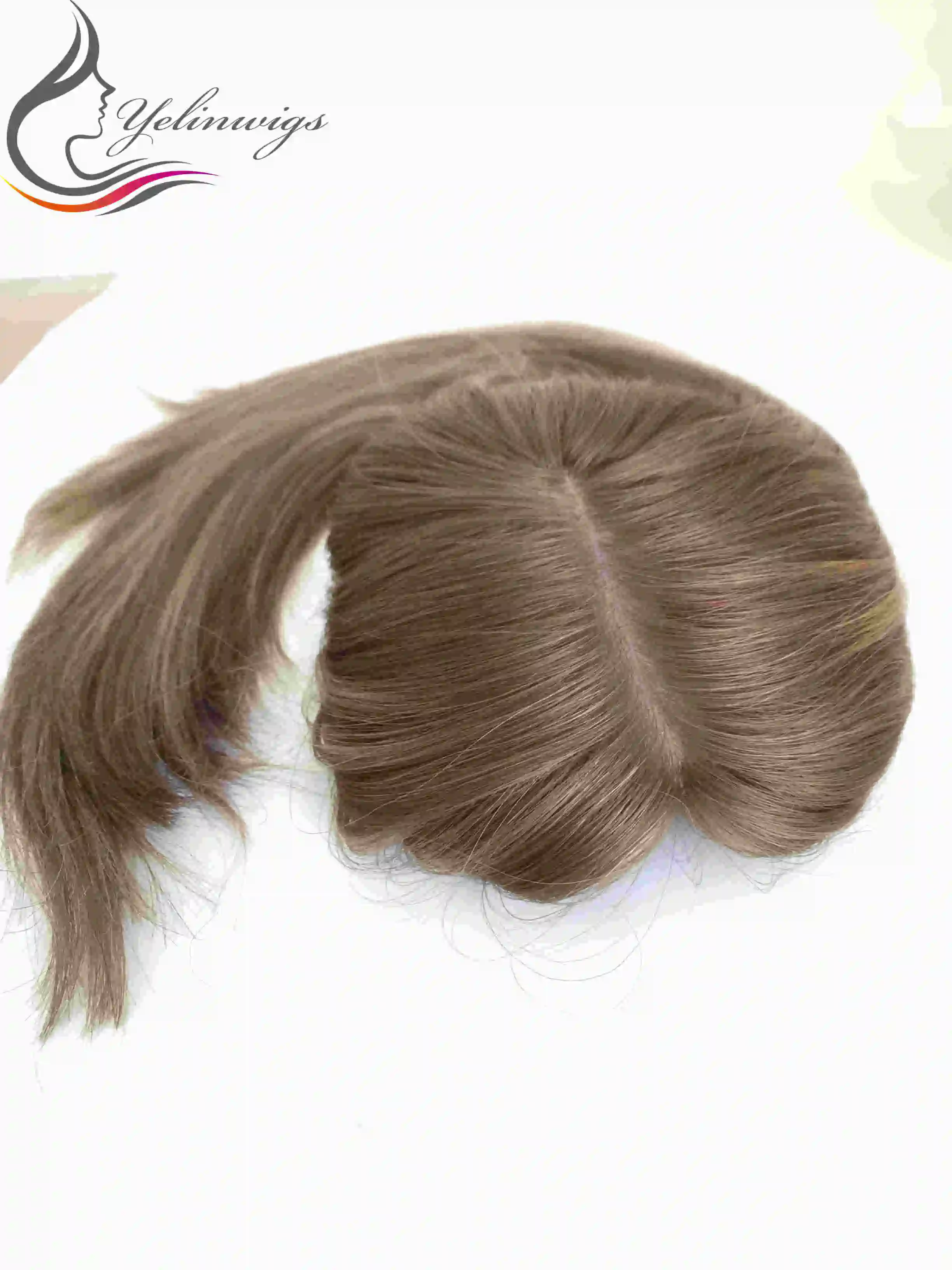 Yelin парики светлый цвет еврейские волосы высшего качества европейские Kippah