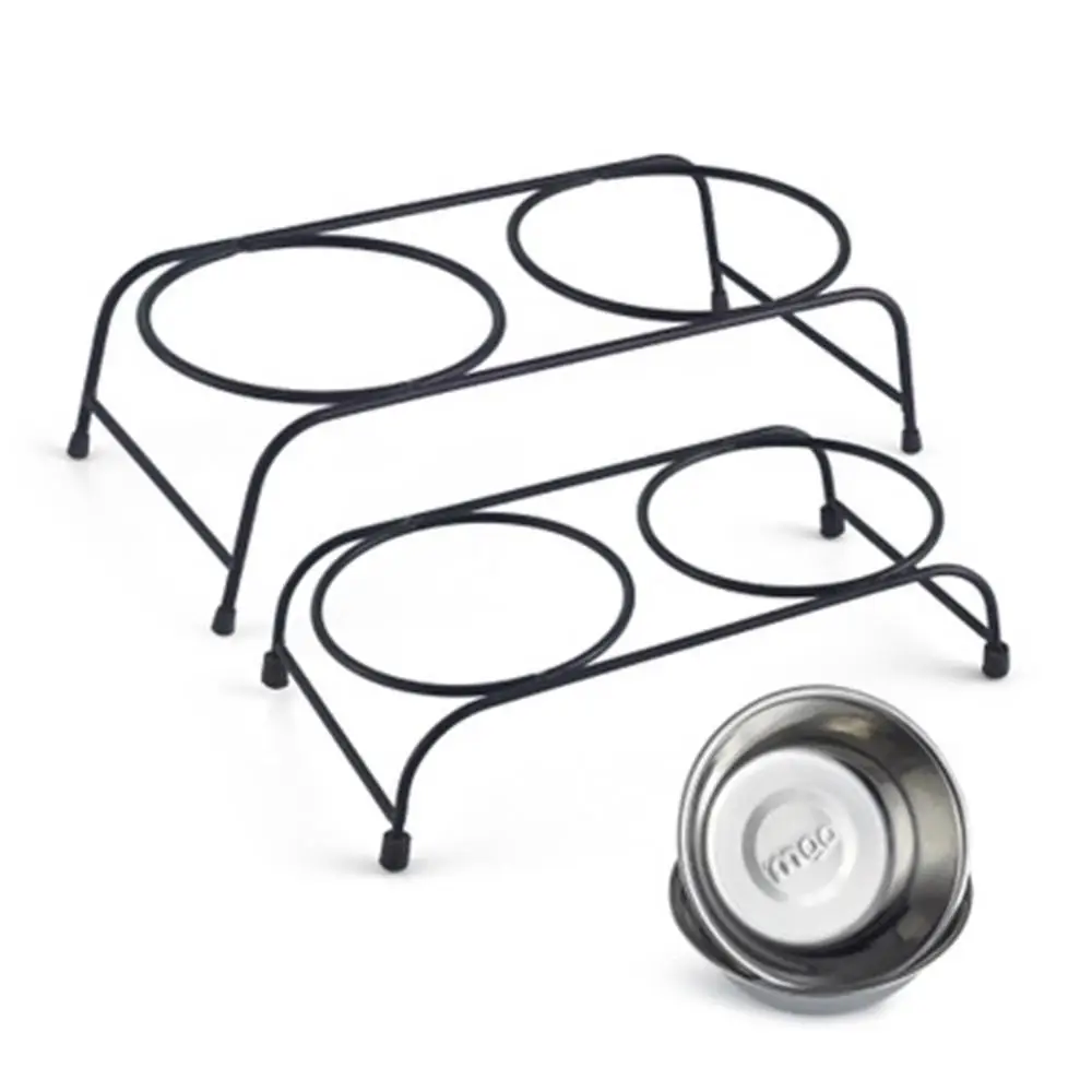 Dog Stainless Steel Double Bowl With Elevated Iron Stand Puppy Kitten Water Food Feeder Cat Plate Feeding Drinking Dish Dishes
Dog Stainless Steel Double Bowl With Elevated Iron Stand Puppy Kitten Water Food Feeder Cat Plate Feeding Drinking Dish Dishes