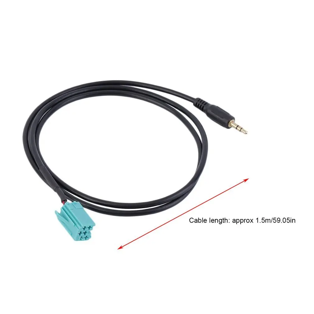 1.5M Car Stereo Audio Cable 3.5mm Jack Aux Input Adapter for Renault Clio Megane 2005-2012 Car Styling Accessories Hot Sale /
1.5M Car Stereo Audio Cable 3.5mm Jack Aux Input Adapter for Renault Clio Megane 2005-2012 Car Styling Accessories Hot Sale /