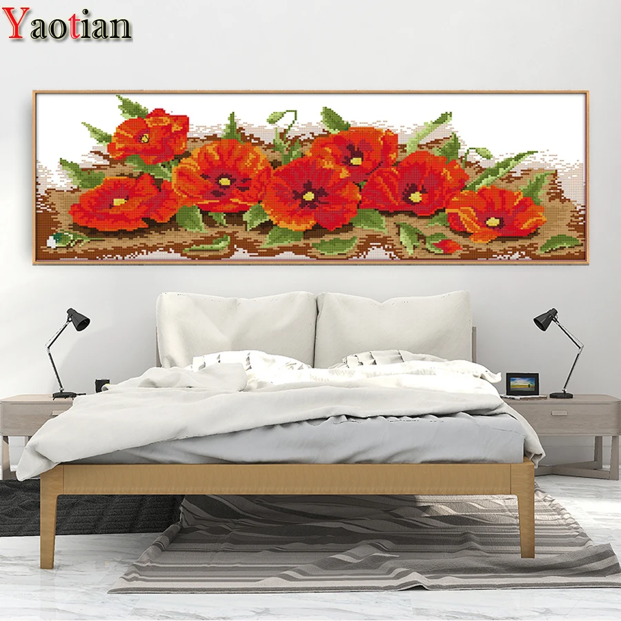 DIY Square Round Diamond Painting Red poppies flower Cross Stitch Diamond Mosaic Diamond Embroidery Pattern Rhinestone art
DIY Square Round Diamond Painting Red poppies flower Cross Stitch Diamond Mosaic Diamond Embroidery Pattern Rhinestone art