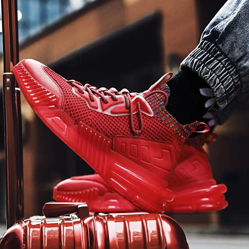 High Top Massive Sneakers Socks Men Sport Shoes Sports for Men Running Shoes Men's Red Knit Tennis Male Summer Footwear GMB-1170
High Top Massive Sneakers Socks Men Sport Shoes Sports for Men Running Shoes Men's Red Knit Tennis Male Summer Footwear GMB-1170