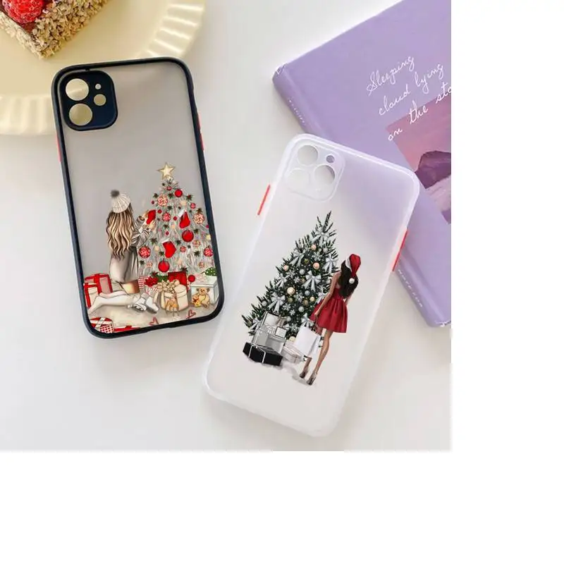 New Year Merry Christmas Elk Snowflake Phone Case Clear matte transparent For white iPhone 7 8 x xs xr 11 12 pro plus max
New Year Merry Christmas Elk Snowflake Phone Case Clear matte transparent For white iPhone 7 8 x xs xr 11 12 pro plus max