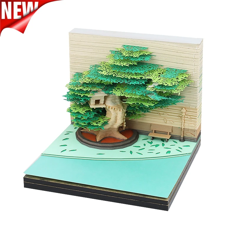 New Arrival Trehouse 3D Not Paper Pad Innovative Home Decorations Art Paper Crafts 3D Treehous Model For Reading Room
New Arrival Trehouse 3D Not Paper Pad Innovative Home Decorations Art Paper Crafts 3D Treehous Model For Reading Room
