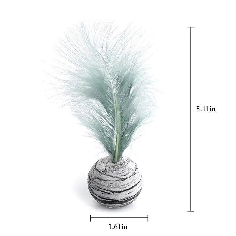 2PCS Feather Cat Teaser Ball Cat Feather Toy Texture Design Cute Pet Play Ball Cat Training Toy
2PCS Feather Cat Teaser Ball Cat Feather Toy Texture Design Cute Pet Play Ball Cat Training Toy