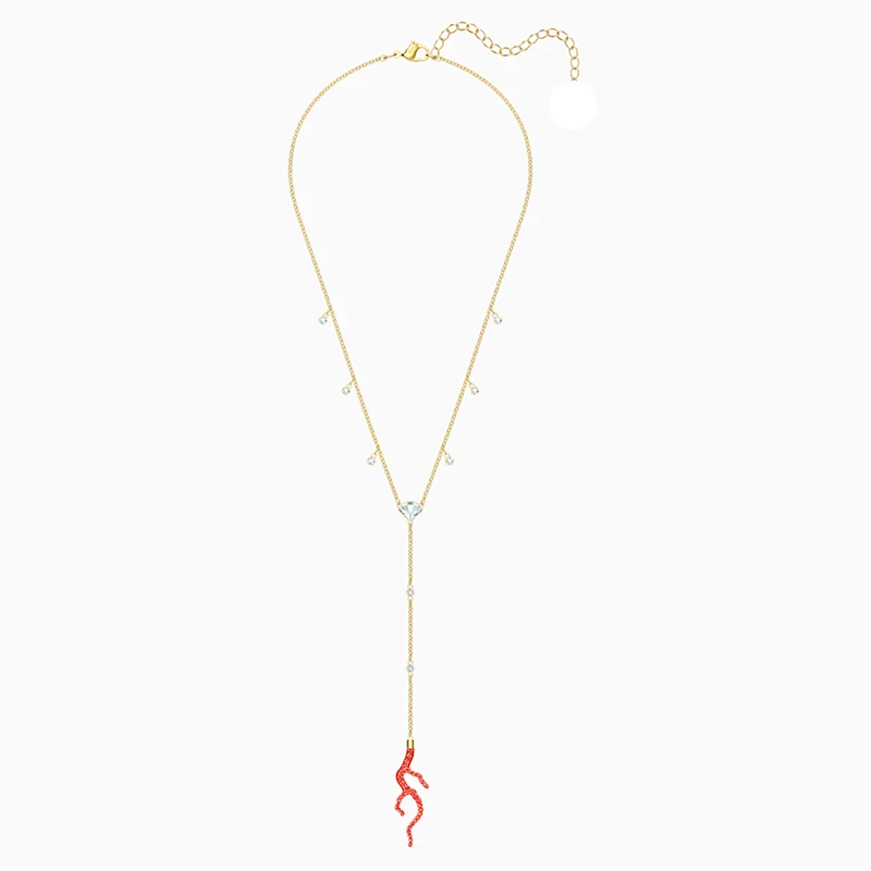 2020 SWA New SHELL Y-shaped Necklace Ocean Charm Red Coral Decoration Crystal Necklace Female Luxury Fashion Jewelry Gift
2020 SWA New SHELL Y-shaped Necklace Ocean Charm Red Coral Decoration Crystal Necklace Female Luxury Fashion Jewelry Gift