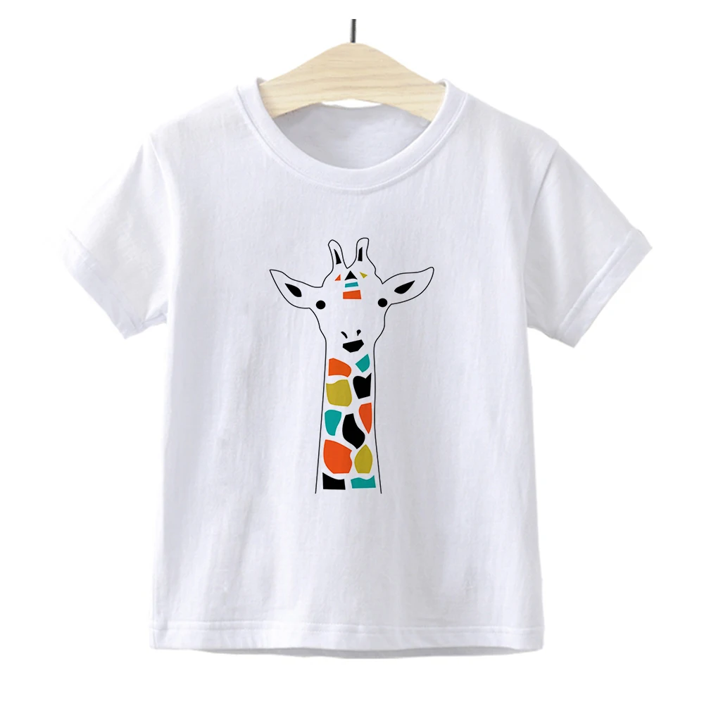 New Child Casual Tshirt Cartoon Giraffe Printed Kawaii Baby Boys Girls Popular Clothes Beautiful Kids T-shirts Harajuku
New Child Casual Tshirt Cartoon Giraffe Printed Kawaii Baby Boys Girls Popular Clothes Beautiful Kids T-shirts Harajuku