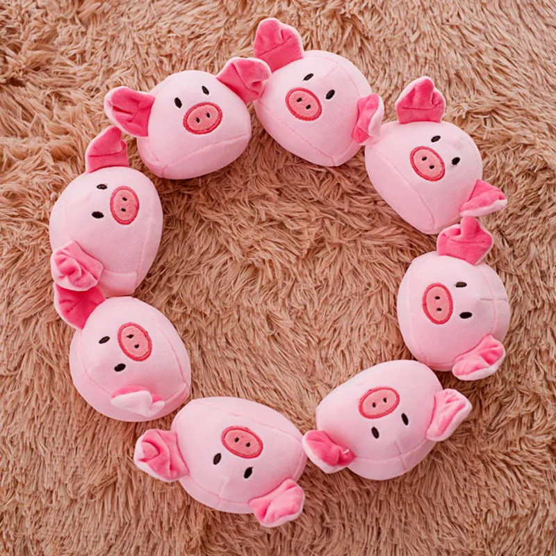 8pcs/lot Cute pINK Pig Snack Bag Plush Doll Stuffed Dinosaur Candy Pudding Cushion/Pillow Kids/Girl Birthday Gifts
8pcs/lot Cute pINK Pig Snack Bag Plush Doll Stuffed Dinosaur Candy Pudding Cushion/Pillow Kids/Girl Birthday Gifts