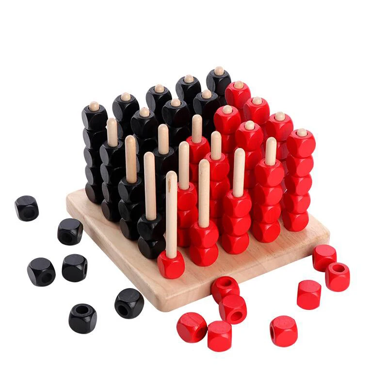 

Gravity Connect 4 Memory Game IQ Puzzle Brain Teaser Wood Toys For Children Montessori Kids Toys Houten Speelgoed