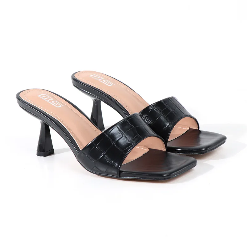 Thin Heels Shoes Ladies' Slippers Heeled Mules Slipers Women Rubber Flip Flops High 2021 Hawaiian Summer Basic Fabric Sexy Slide
Thin Heels Shoes Ladies' Slippers Heeled Mules Slipers Women Rubber Flip Flops High 2021 Hawaiian Summer Basic Fabric Sexy Slide