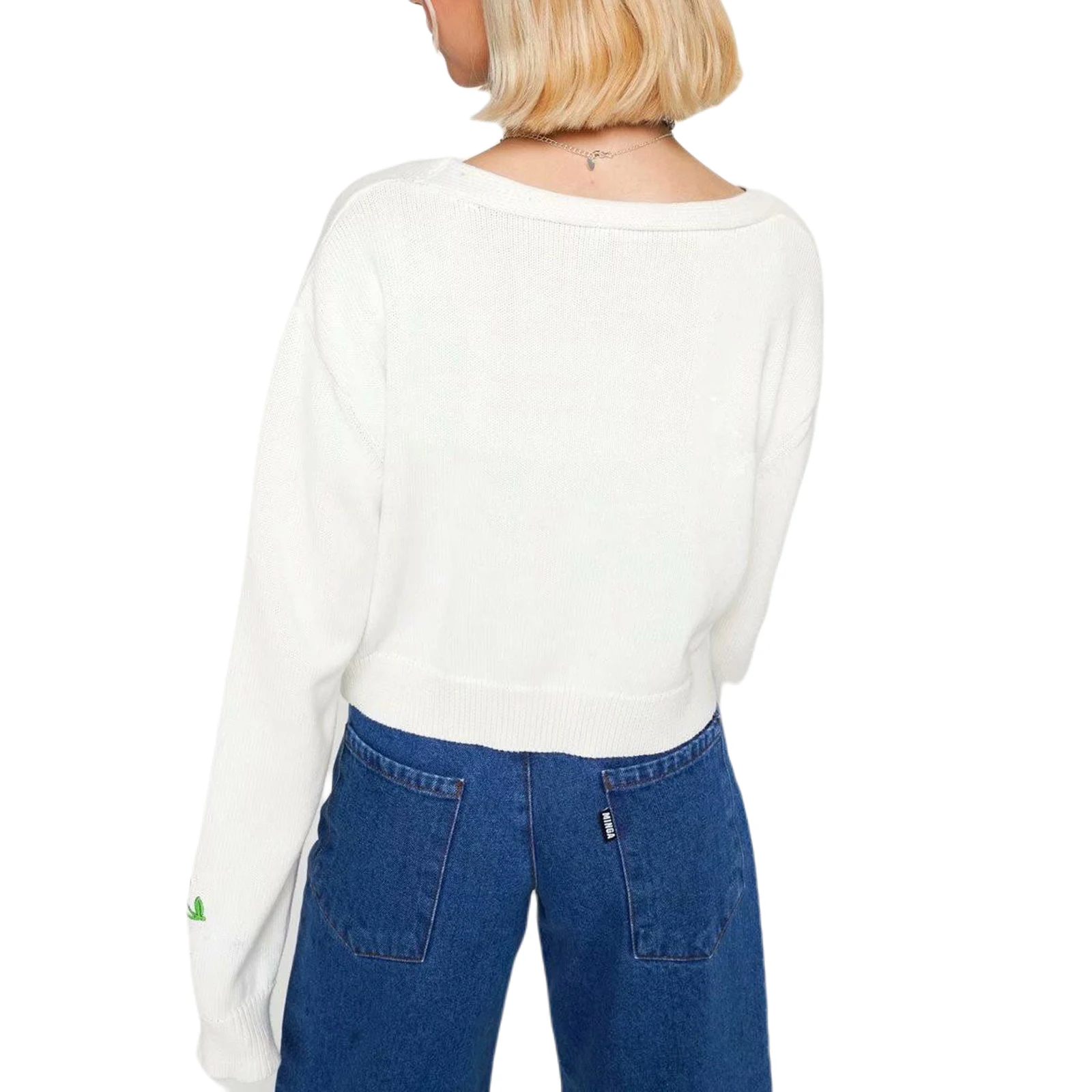 New Fashion Outerwear Sweaters Tops Sweet Cute Knitted Cardigan Coat Women Long Sleeve Cherry Embroidered Holiday Casual
New Fashion Outerwear Sweaters Tops Sweet Cute Knitted Cardigan Coat Women Long Sleeve Cherry Embroidered Holiday Casual